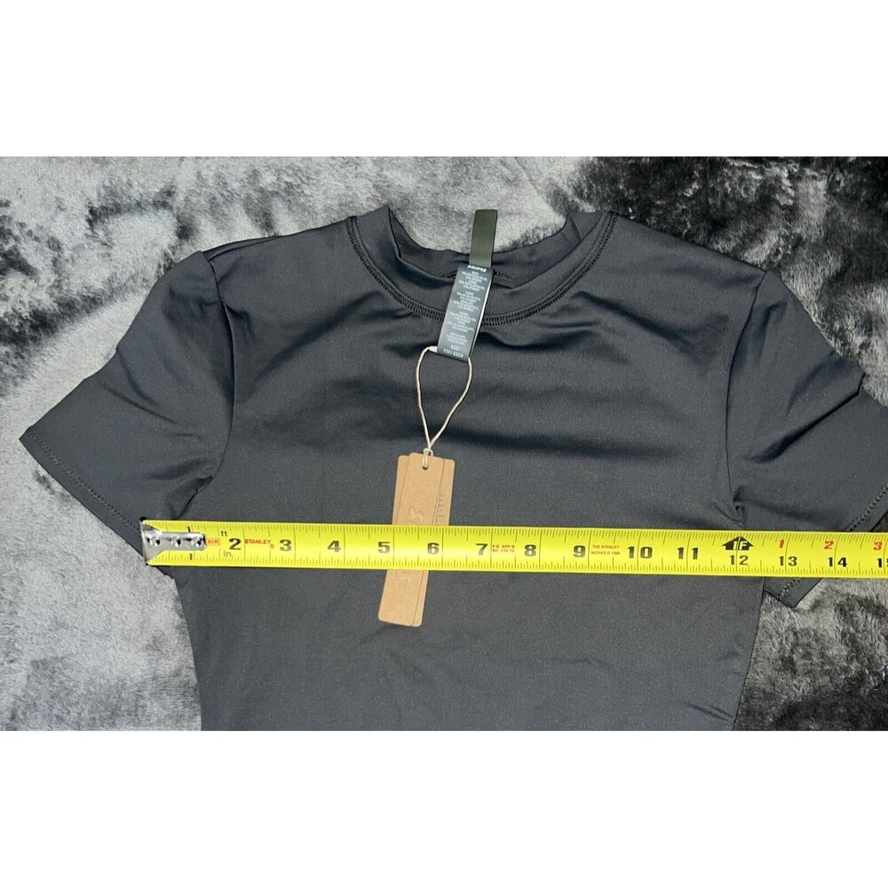 2XS Skims Signature Swim T-Shirt Dress Short Sleeve CU-DRS-2793 Gunmetal - Picture 4 of 7
